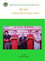 SLIDE sổ tay sử dụng thuốc
