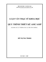 Quy trình thiết kế ASIC ASIP 