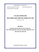 PHƯƠNG PHÁP DẠY HỌC  GIÁO DỤC PHÁT TRIỂN PHẨM CHẤT NĂNG lực HỌC SINH   MĨ THUẬT (2)