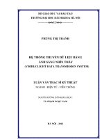 Hệ thống truyền dữ liệu bằng ánh sáng nhìn thấy visible light data transmission system 