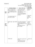 Giáo án tuần 32: mùa hè đến rồi chủ đề nhánh: thiên nhiên tươi đẹp