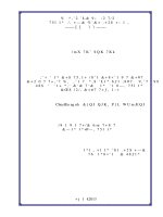 Xây dựng chu trình luân chuyển vật chất cho một thiết bị điện tử gia dụng sản xuất ở việt nam qua đó đánh giá các tác động đến môi trường của loại chất thải này 