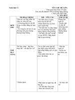 Giáo án tuần 17: bé thích đi bằng phương tiện giao thông gì? chủ đề nhánh: phương tiện giao thông đường hàng không