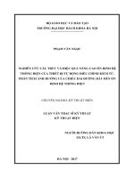 Nghiên cứu cấu trúc và hiệu quả nâng cao ổn định hệ thống điện của thiết bị tự động điều chỉnh kích từ phân tích ảnh hưởng của chiều dài đường dây đến ổn định hệ thống điện 