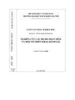 Nghiên cứu các độ đo phần mềm và một số triển khai đánh giá 