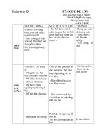 GIÁO ÁN TUẦN 13: NGHỀ XÂY DỰNG