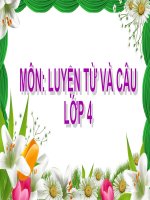 LTVC 4 - Tuần 22 - Bài 1