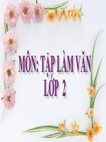 Tập làm văn 2- Tuần 23 - Lan Hương - 2A7: Đáp lời khẳng định. Viết nội quy