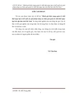 Đánh giá hiện trạng quản lý chất thải nguy hại và đề xuất các giải pháp nâng cao hiệu quả quản lý chất thải nguy hại trên địa bàn tỉnh hà nam 