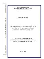 Ứng dụng phần mềm catia trong thiết kế và lập trình gia công trục bơm nước của động cơ xe máy trên máy tiện CNC 
