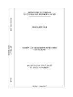 Nghiên cứu về hệ thống mimo OFDM và ứng dụng 