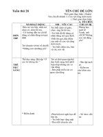 giáo án tuần 28 chủ đề những con vật đáng yêu nhánh con vật sống dưới nước