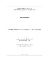 Tìm hiểu openstack và các vấn đề an ninh thông tin 