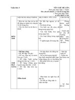 GIÁO ÁN TUẦN 4: VUI TẾT TRUNG THU