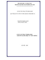 Quy hoạch và tối ưu hoá mạng CDMA2000 1x 