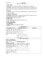 TIẾT 62 LUYỆN TẬP