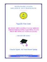 Kế toán tiền lương và các khoản trích theo lương tại công ty cổ phần bê tông ly tâm an giang 