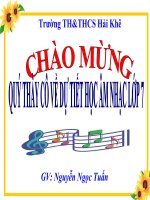 Chúng em cần hòa bình (Âm nhạc lớp 7 tuần 11)