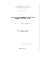 Thiết kế và xây dựng microservice với khả năng đáp ứng thay đổi về quy mô 
