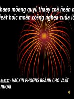 slide bài giảng công nghệ lớp 7 tiết 50 văc xin phòng bệnh cho vật nuôi 