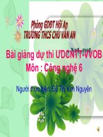 slide bài giảng công nghệ lớp 6 tiết 44 các phương pháp chế biến thực phẩm 