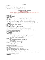 Giáo án Mĩ thuật 1 2 3 4 5- Tuần 20