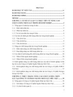 Một số giải pháp nâng cao chất lượng nhân lực tại Công ty Cổ phần Nguồn Nhân lực Siêu Việt