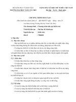 6. Chương trình đào tạo ngành Kiến trúc, bậc đại học