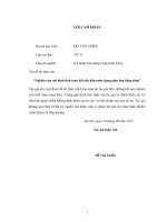 (Luận văn thạc sĩ) Nghiên cứu mô hình tính toán kết cấu dẫn nước dạng giàn ống bằng thép