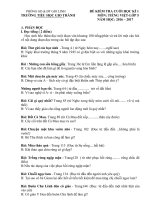 Đề kiểm tra cuối hk 1 môn Tiêng việt lớp 5