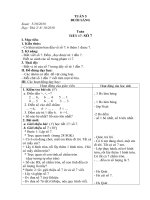 giao an tuan 5 lop 1