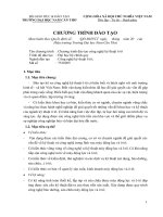 18. Chương trình đào tạo ngành Công nghệ kỹ thuật ô tô, bậc đại học