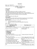 giáo án lớp 3 tuần 2