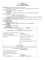 Giáo án tiếng anh 6 theo công văn 5512 