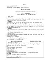 giáo án tuần 4 lớp 5