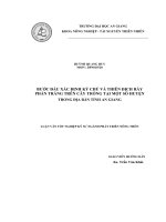 Bước đầu xác định ký chủ và thiên địch rầy phấn trắng trên cây trồng tại một số huyện trong địa bàn tỉnh an giang 