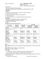 ĐỀ KIỂM TRA 1 TIẾT HÓA 8 TIẾT 16 - NH 2019-2020