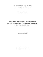 Phát triển phương pháp phần tử biên và phần tử chuyển động trong phân tích ứng xử kết cấu nổi siêu lớn 