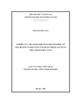 Nghiên cứu thu nhận hợp chất phytosterol từ hạt bí ngô và khả năng ứng dụng trong sản xuất thực phẩm chức năng 