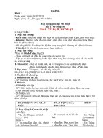 Giáo án Mĩ thuật 1 2 3 4 5- Tuần 1