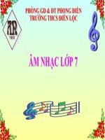 slide bài giảng âm nhạc lớp 7 tiết 23 ôn tập bài khúc ca bốn mùa tâp đọc nhạc số 7 