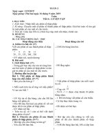 Giáo án lớp 5 Tuần 2 - Năm học: 2019 - 2020