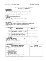 Giáo án Tiếng Anh Lớp 5 - Tuần 1