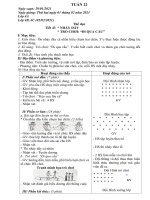 giáo án TD lớp 2 4 5 - GDTC lớp 1 - Thủ công lớp 3 tuần 22 (2020 - 2021)