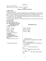 Giáo án lớp 5. Tuần 10 (năm học 2019-2020)