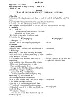 Giáo án Mĩ thuật 1 3 5 - Kĩ thuật lớp 4 5 - Thủ công 2 3 Tuần 11 (2020 - 2021)