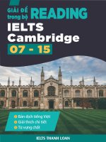 GIẢI CHI TIẾT IELTS CAMBRIDGE READING  12