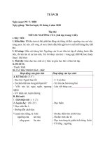 giáo án lớp 1D tuần 28