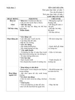 GA phụ tuần 2 lớp học thân yêu của em