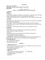 GA môn chính tuần 13